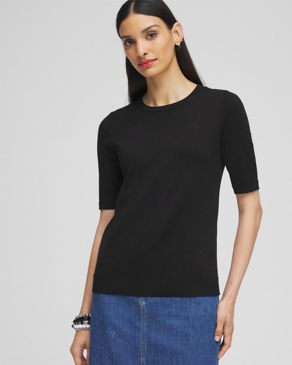 Short Sleeve Pullover Sweater Product Image