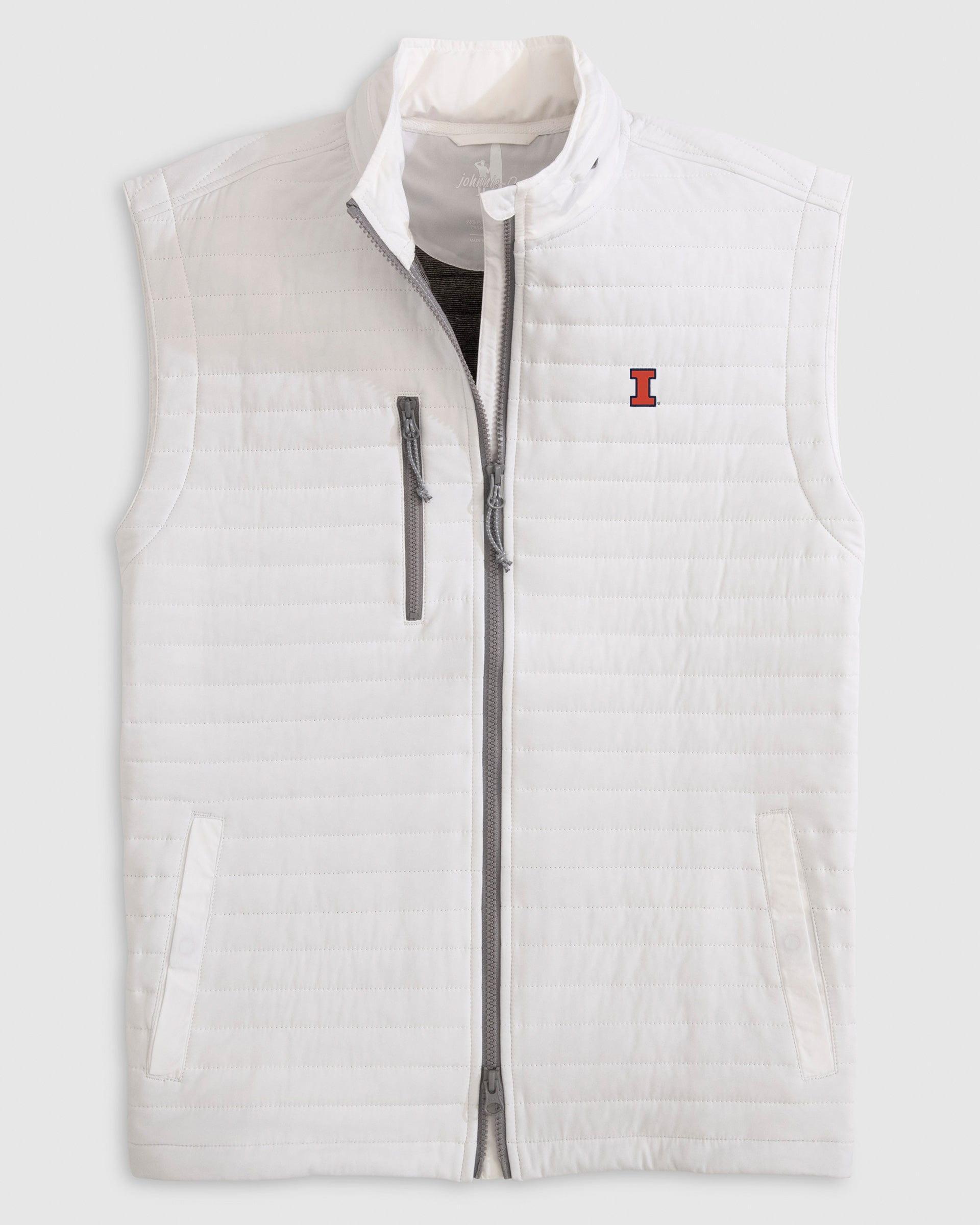 Gonzaga Crosswind Quilted Performance Vest Male Product Image