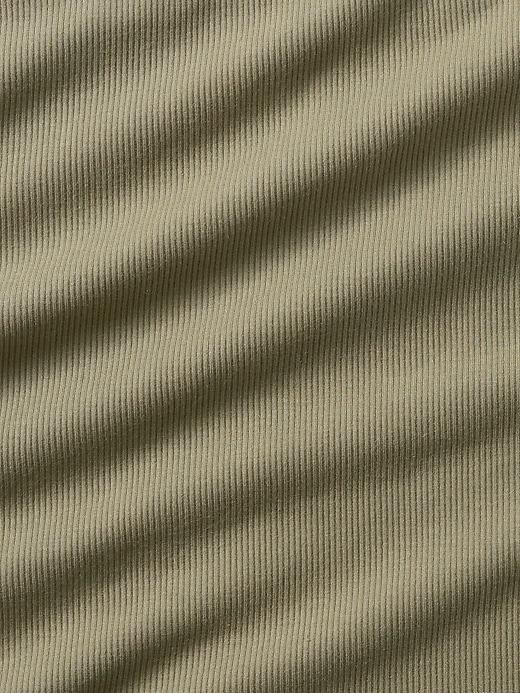 Signature Rib Square Neck Crop Tank Product Image