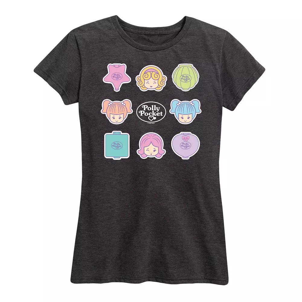 Women's Polly Pocket Grid Graphic Tee,  Product Image