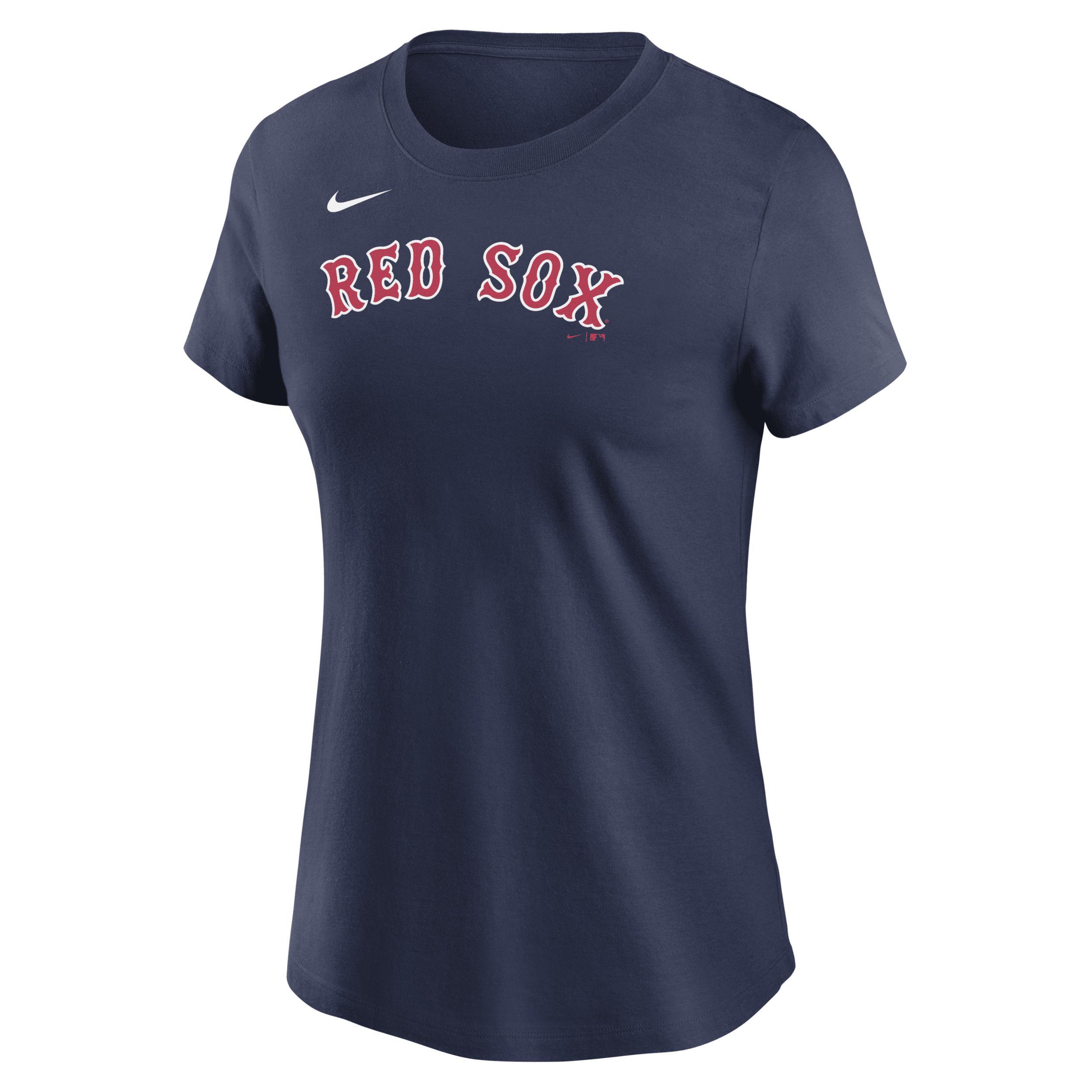 Women's Nike Navy Houston Astros Wordmark T-Shirt, Size: XL, Blue Product Image