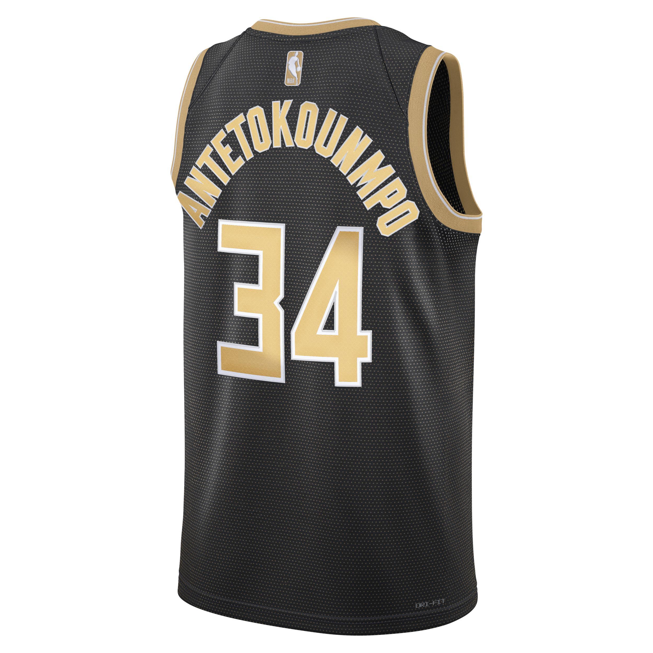 Giannis Antetokounmpo Milwaukee Bucks 2024 Select Series Men's Nike Dri-FIT NBA Swingman Jersey Product Image