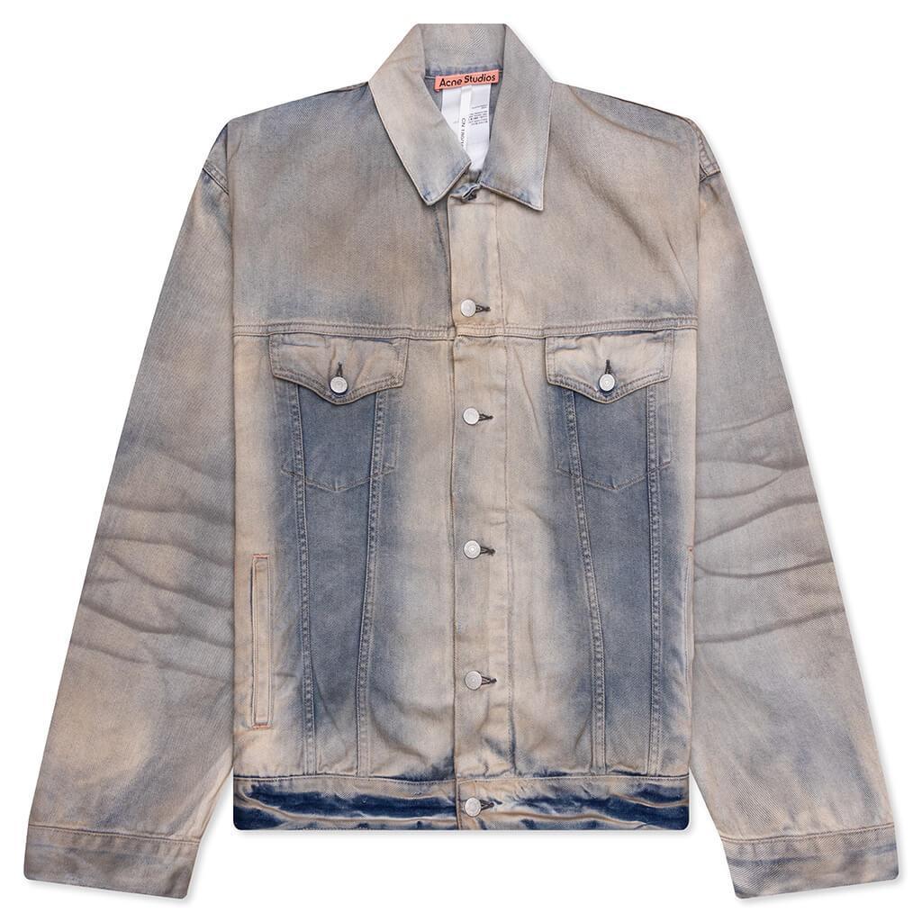 Oversized Fit Denim jacket - Light Blue Male Product Image