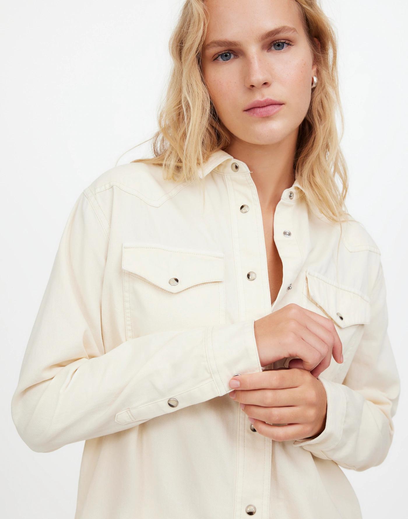 Denim Western Shirt Product Image