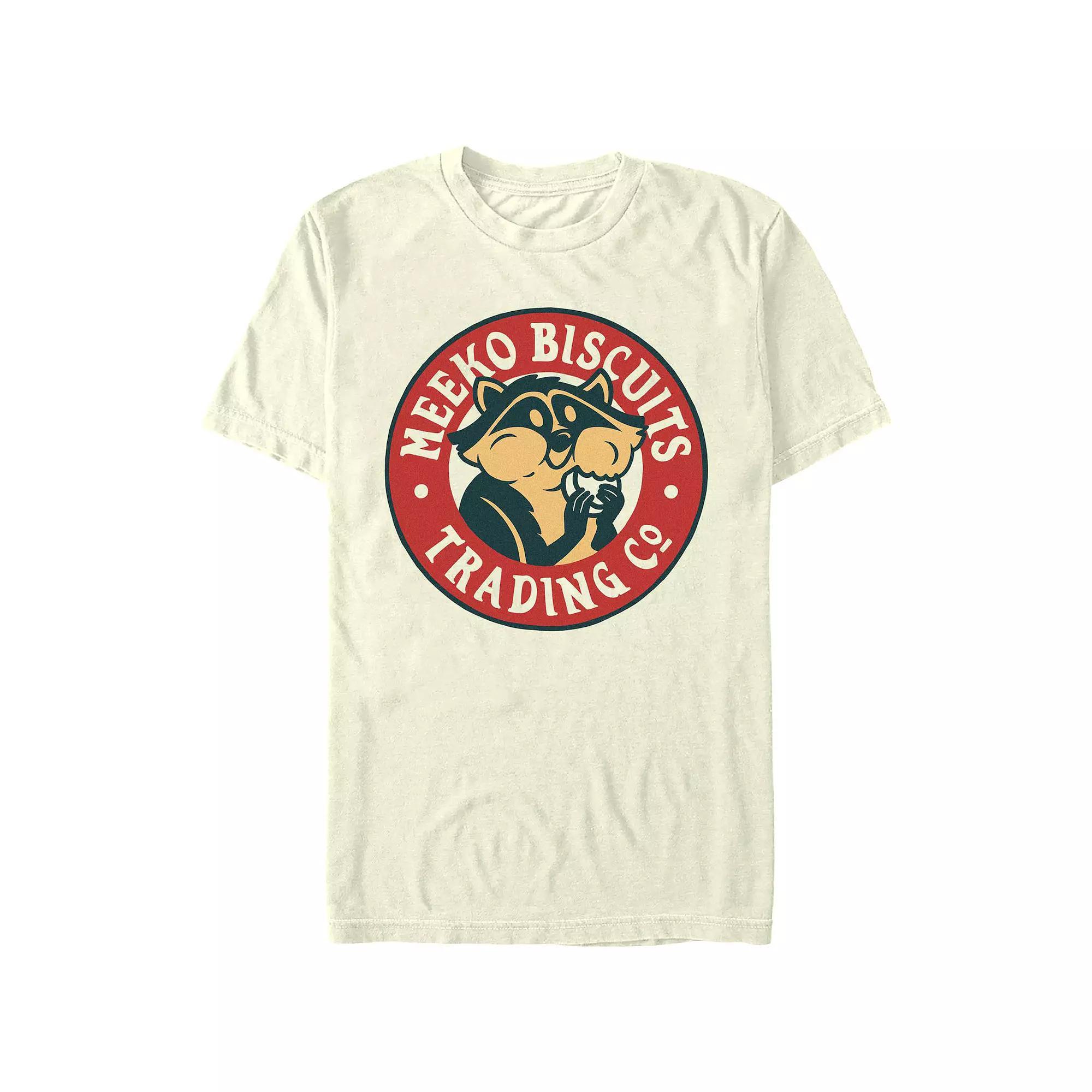 Men's Pocahontas Meeko Biscuits Trading Co. Graphic Tee, Size: Medium, Natural Product Image