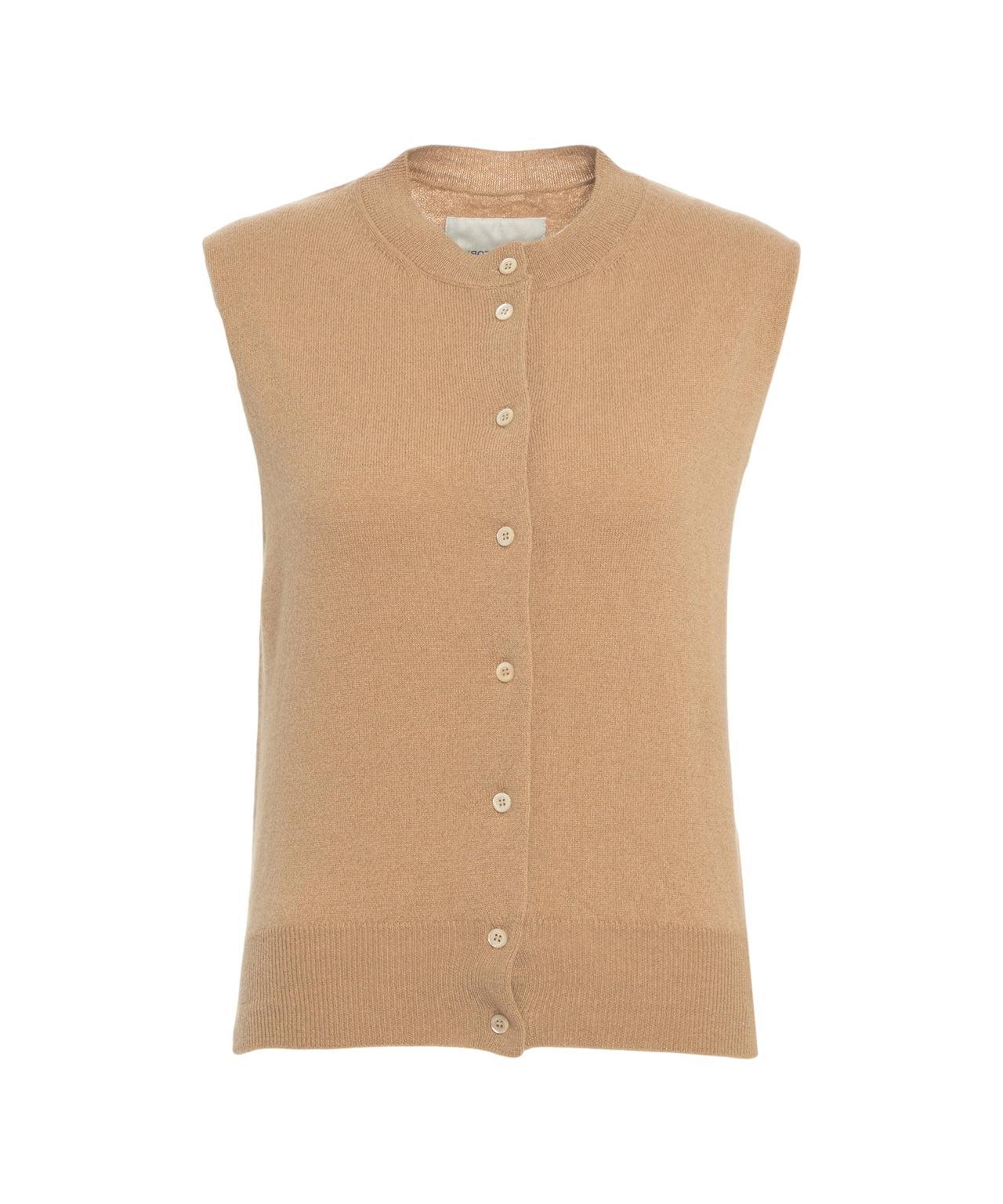 Knit vest with button closure Product Image