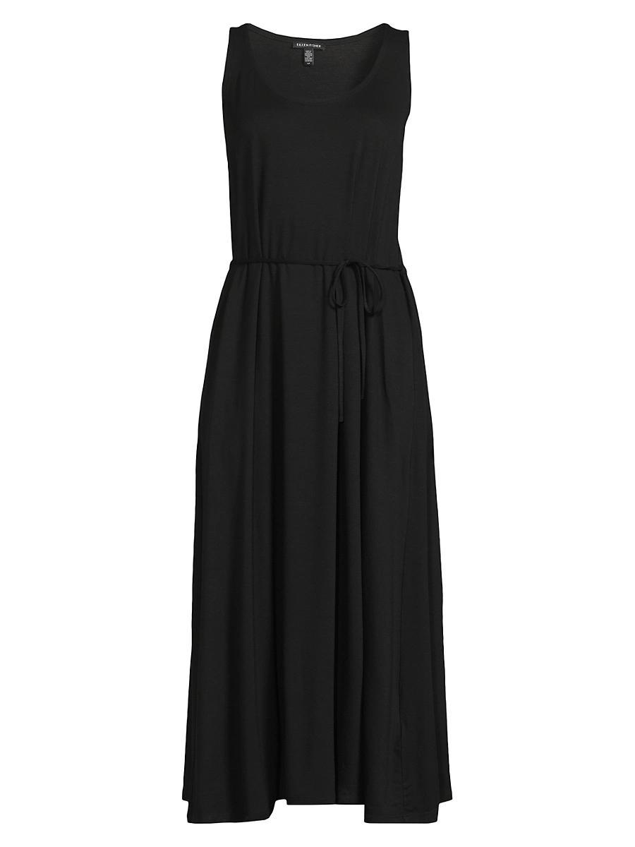 Womens Jersey Scoopneck Midi-Dress Product Image