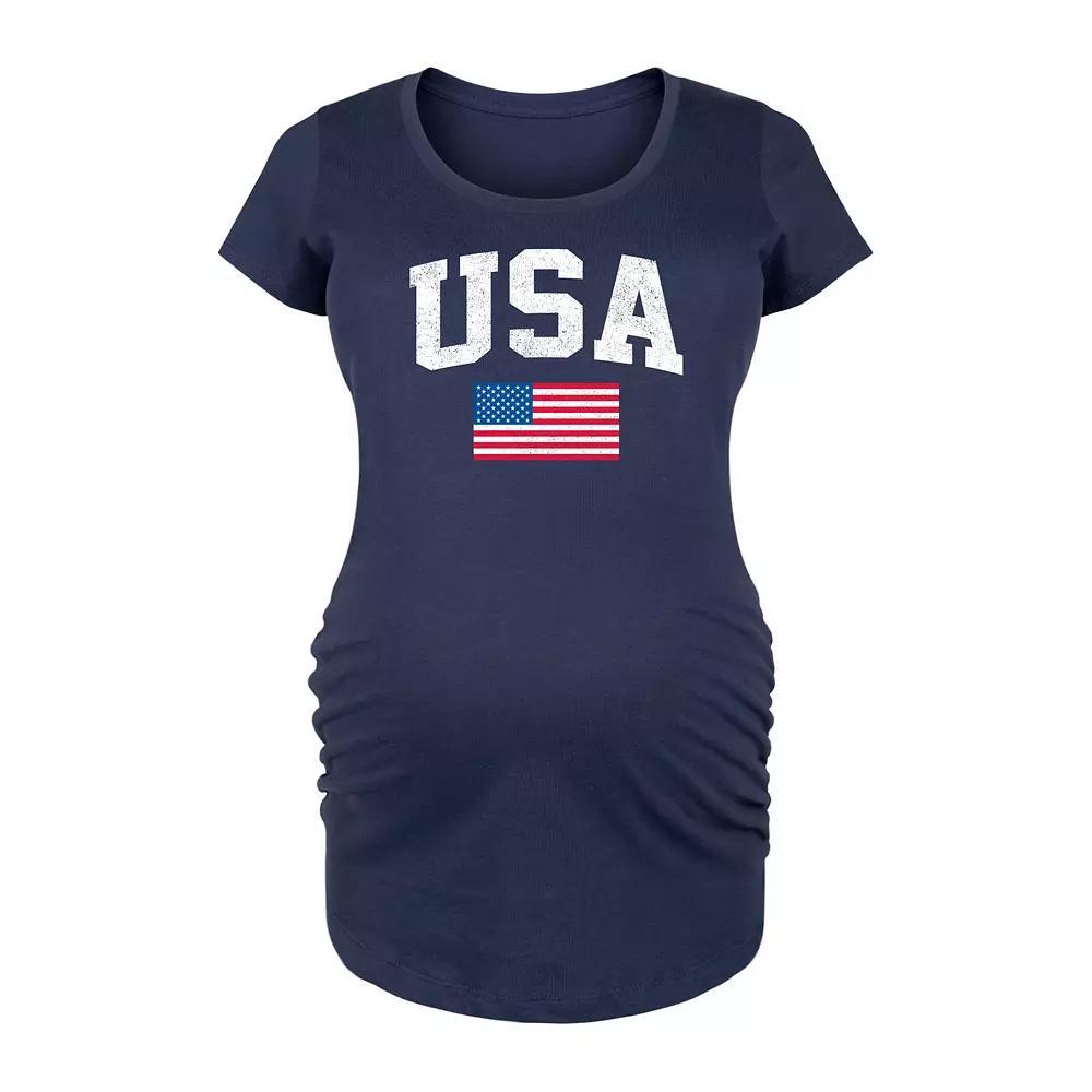 Disney's Minnie Mouse Maternity Best Mom Graphic Tee, Women's,  Product Image