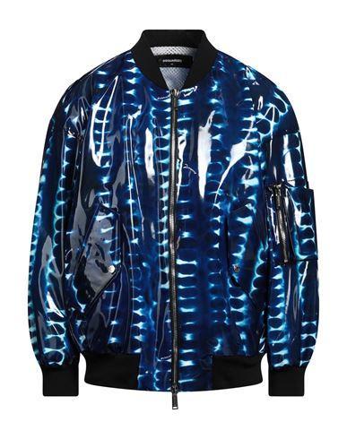 DSQUARED2 Man Jacket Blue Size 38 Polyurethane Product Image