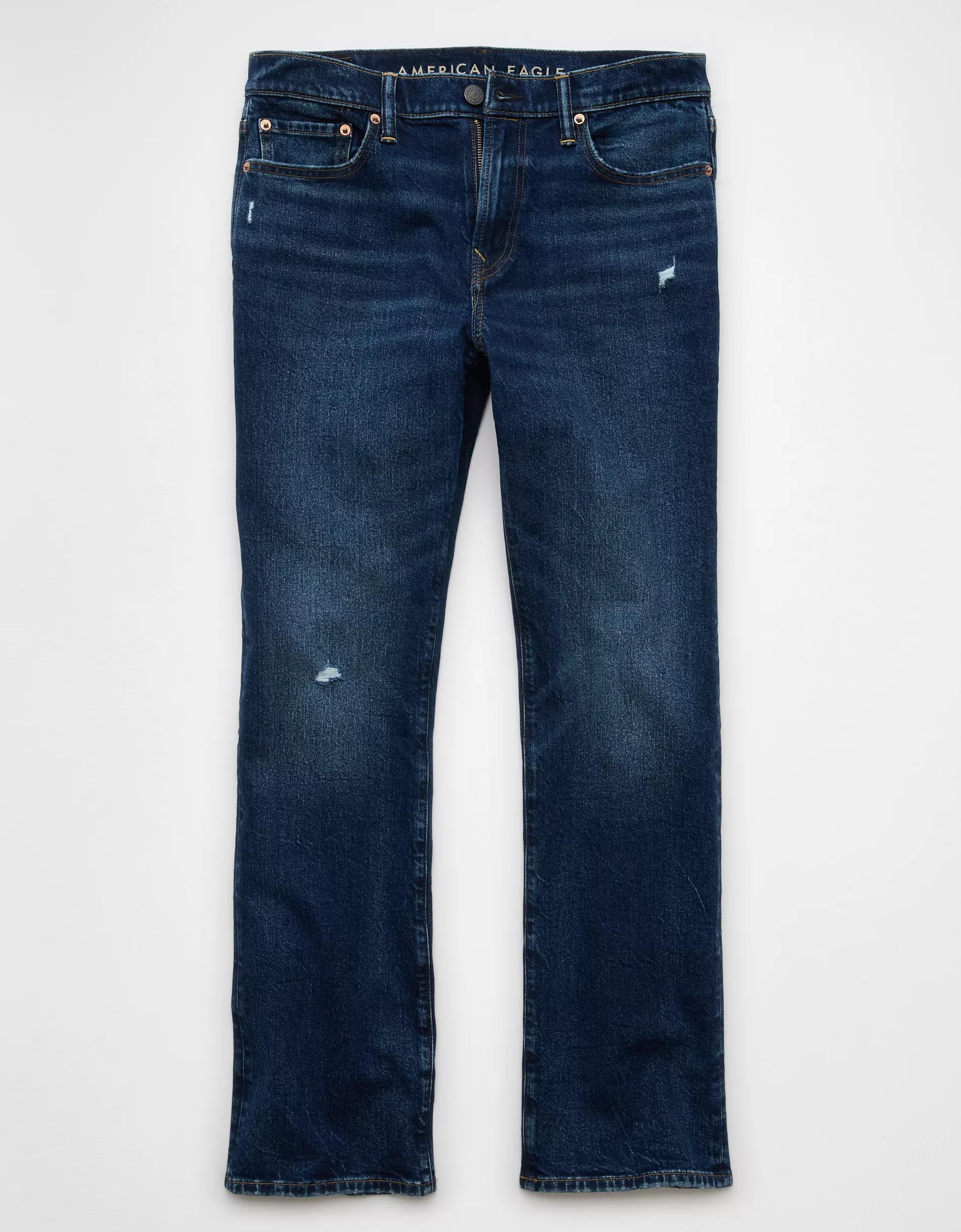 AE EasyFlex +TENCEL™ Fibers Ripped Original Bootcut Jean Product Image