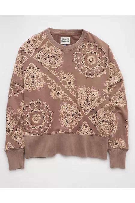 AE Big Hug Crew Neck Sweatshirt Women's Product Image