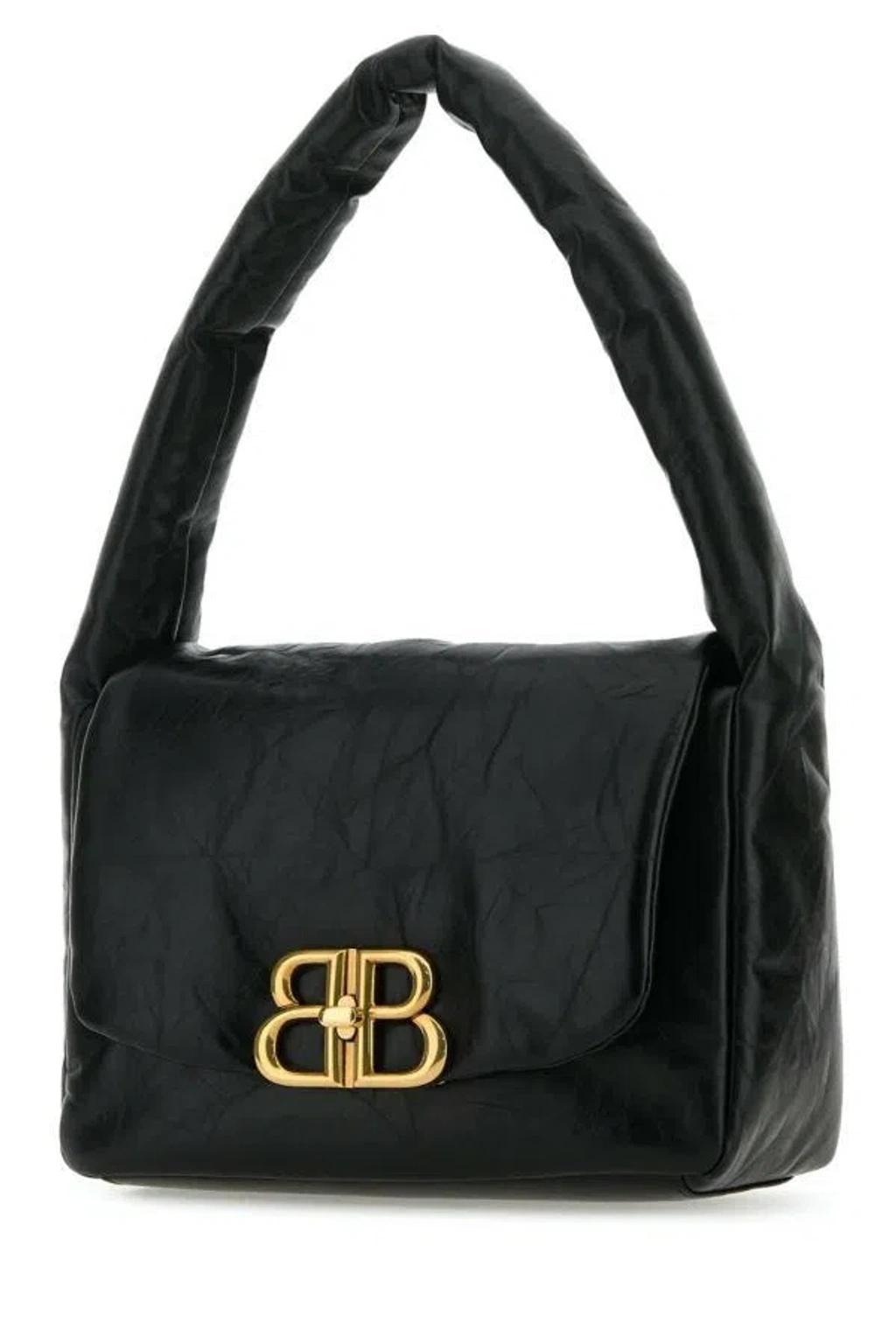 BALENCIAGA Women Monaco Sling Bag S In Black Product Image