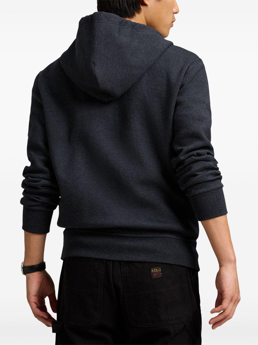 fleece zip-up hoodie Product Image