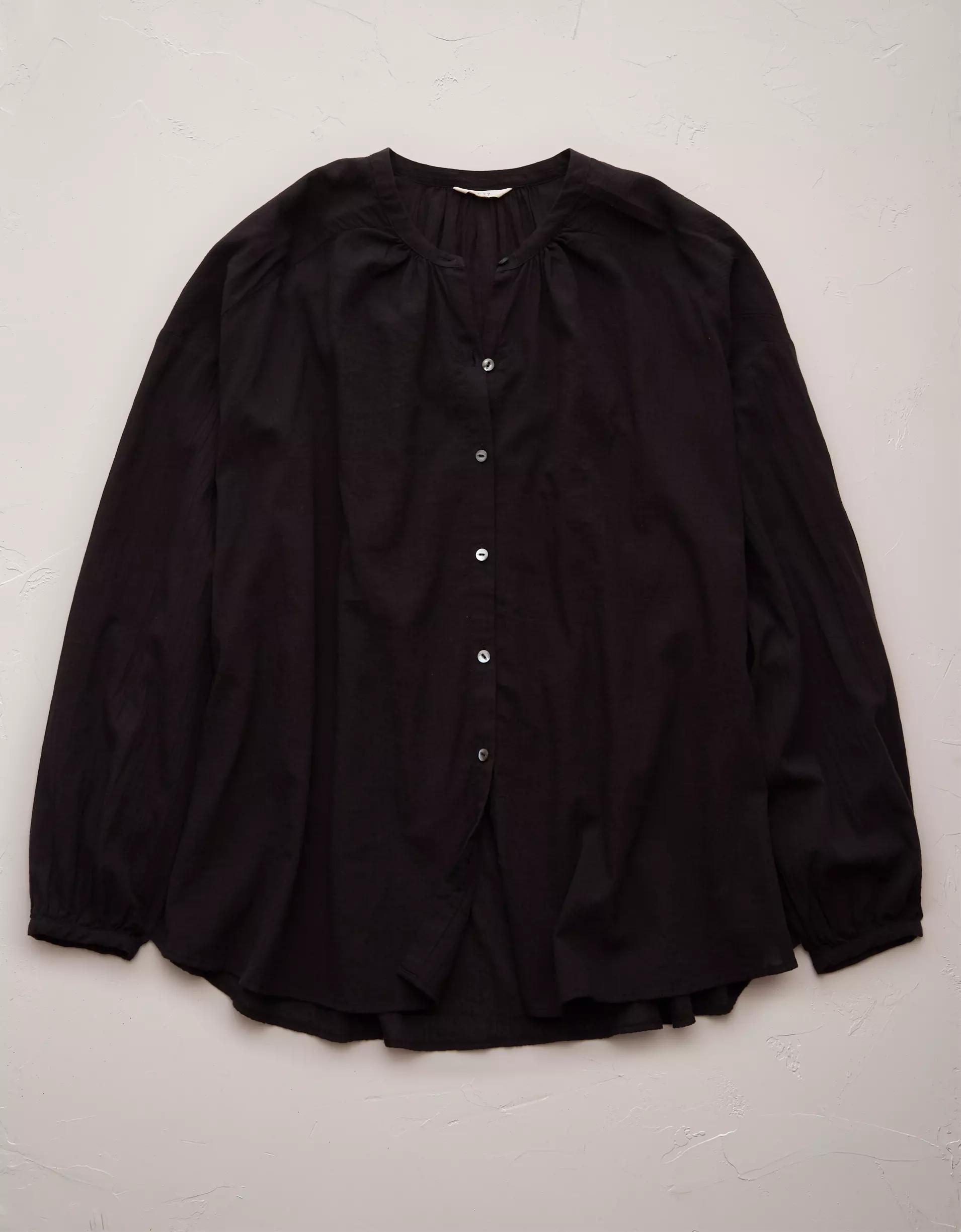 AE77 Premium Voile Blouse Product Image