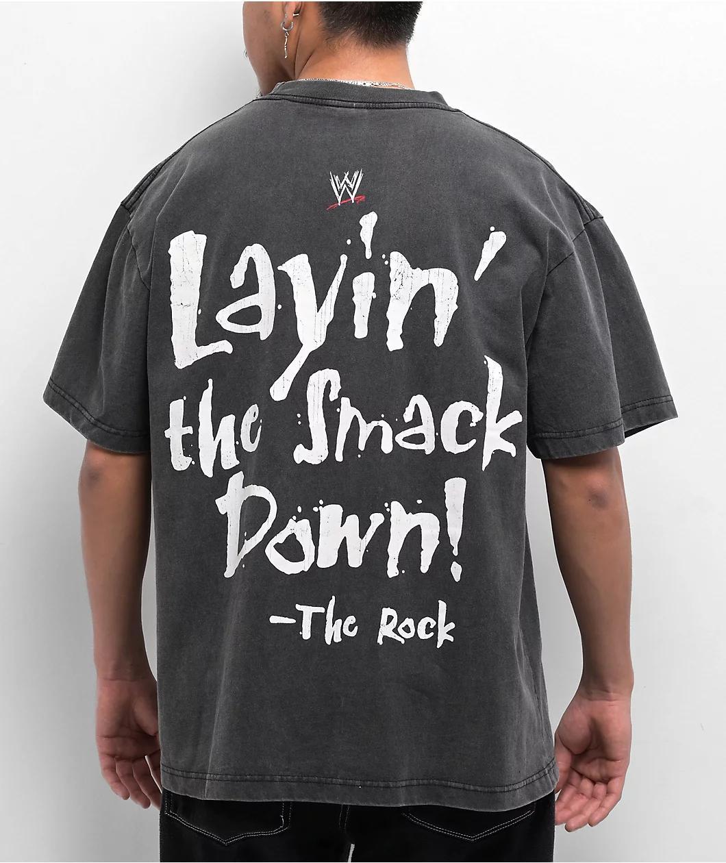 WWE Desert Rock Black Wash T-Shirt Product Image