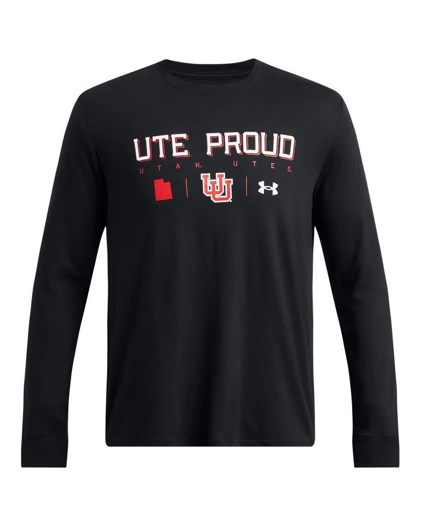 Men's UA Performance Cotton Collegiate Long Sleeve Product Image