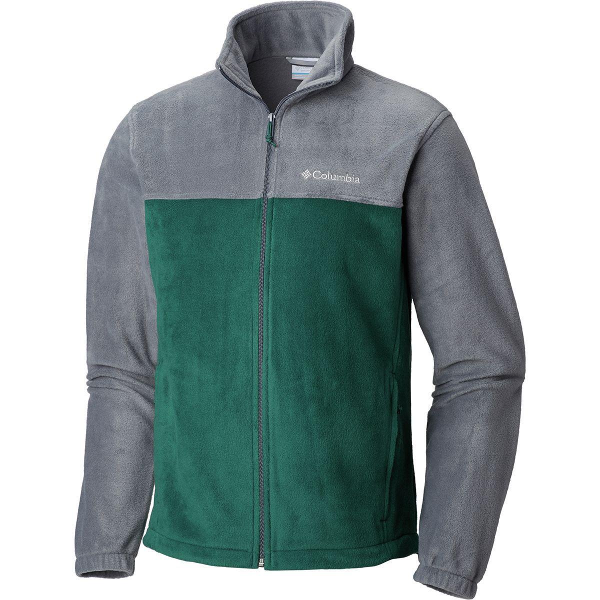 Men's Columbia Steens Mountain™ Full-Zip Fleece Jacket, Size: XXL, Black Grill Product Image