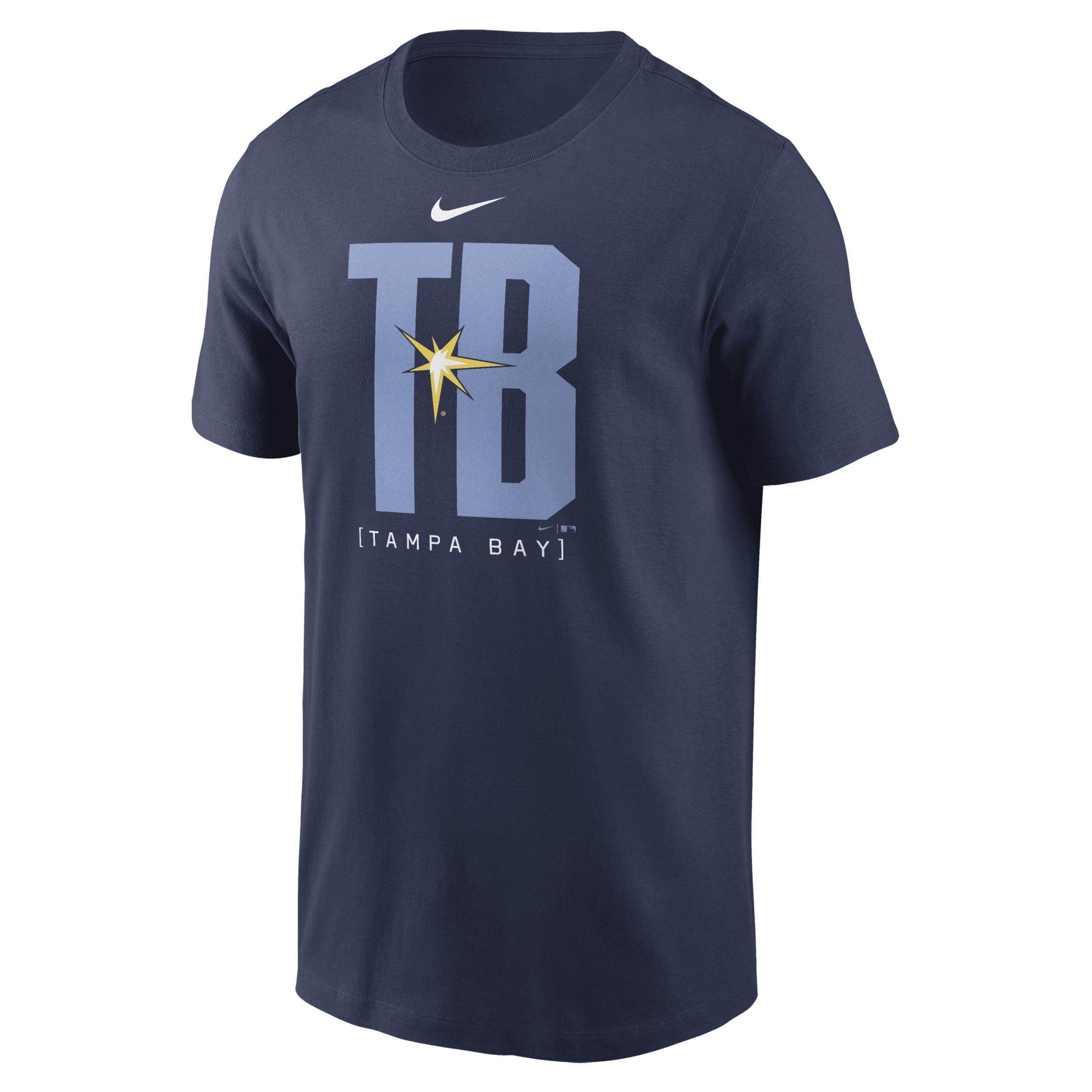 Mens Nike Tampa Bay Rays Scoreboard T-Shirt Blue Product Image