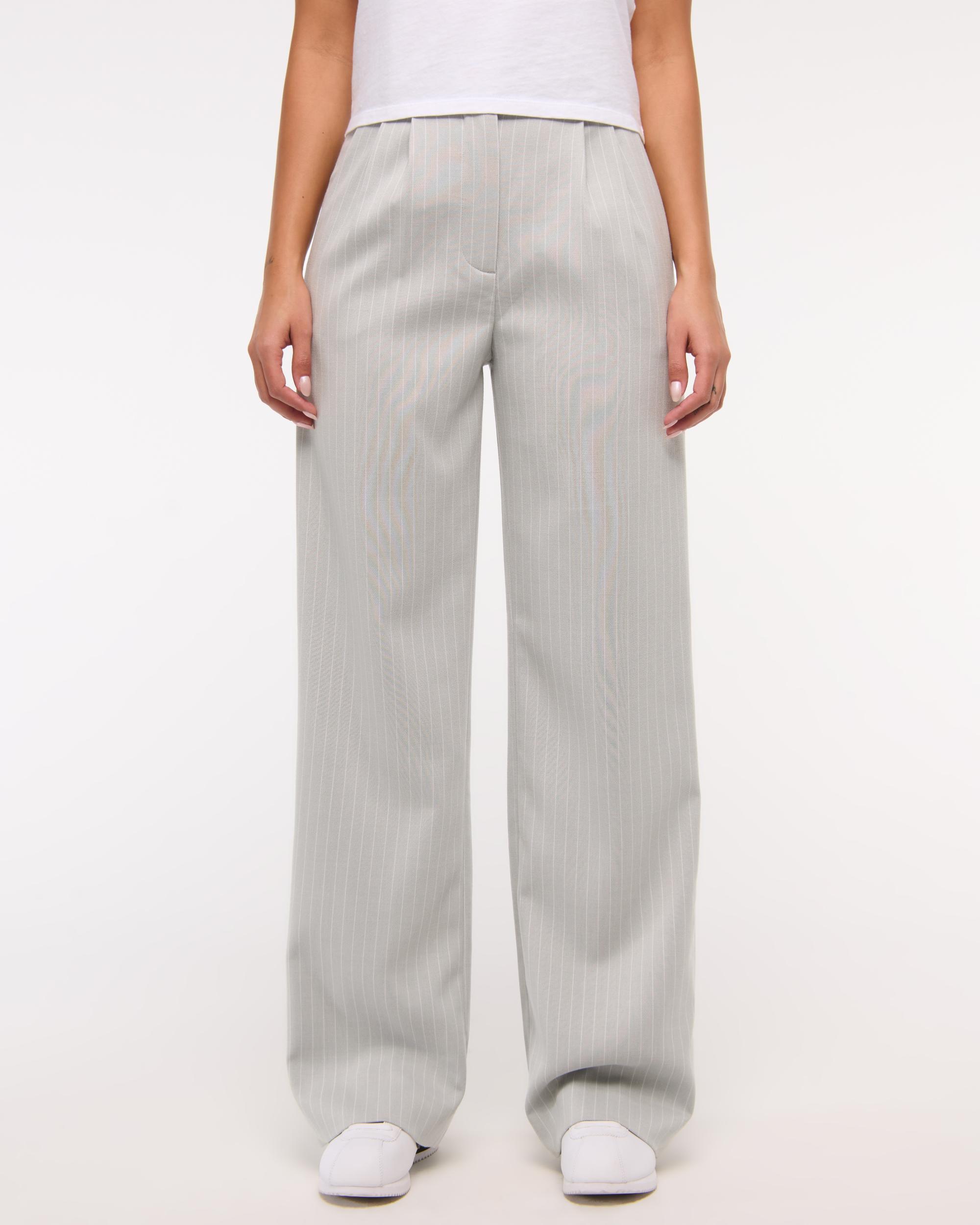 A&F Sloane Tailored Wide Leg Pant Product Image