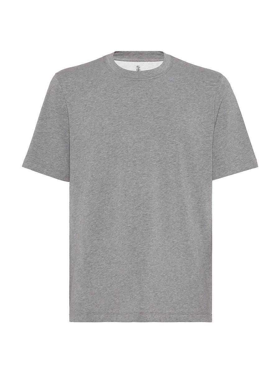 Mens Cotton Jersey Crewneck T-Shirt Product Image