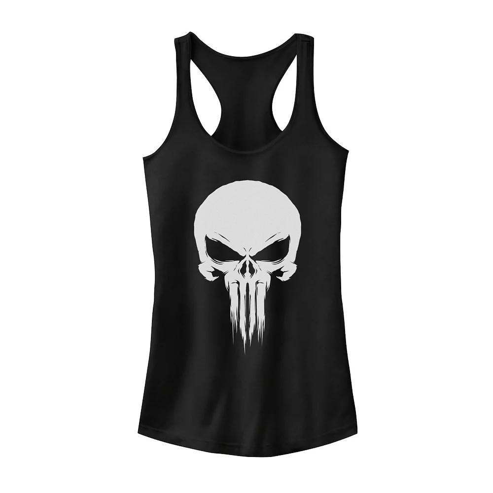 Juniors' Marvel Punisher Fade Skull Logo Tank Top, Girl's,  Product Image