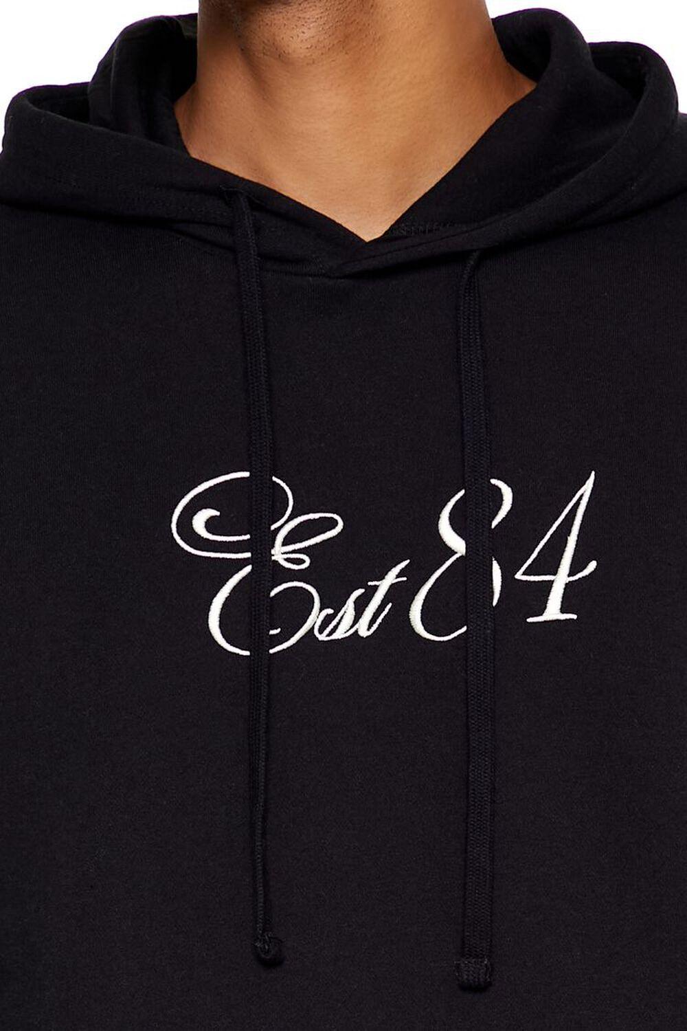 Embroidered Est 84 Hoodie | Forever 21 Product Image