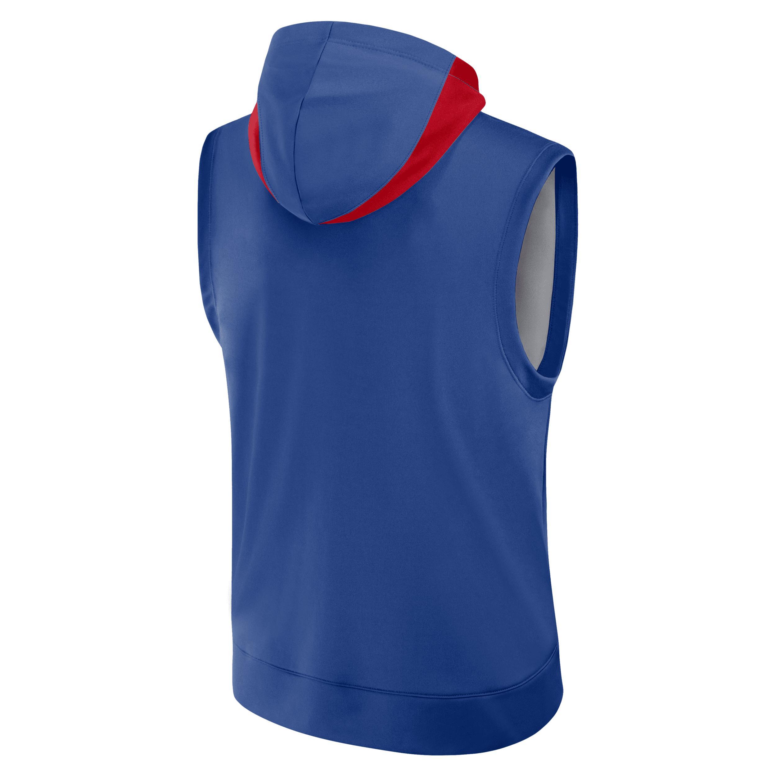 Arizona Diamondbacks Authentic Collection Mens Nike Mens Dri-FIT MLB Sleeveless Pullover Hoodie | 013U090NDQS-2G5 Product Image