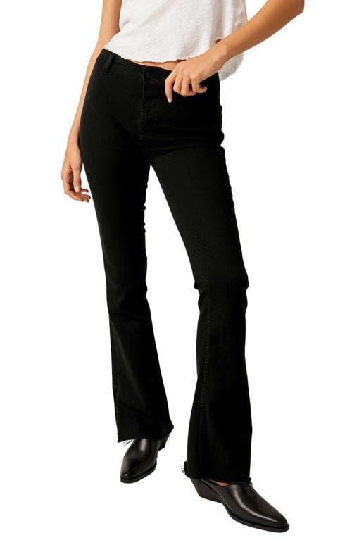 Free People Level Up Slit Bootcut (Pitch ) Women's Jeans Product Image