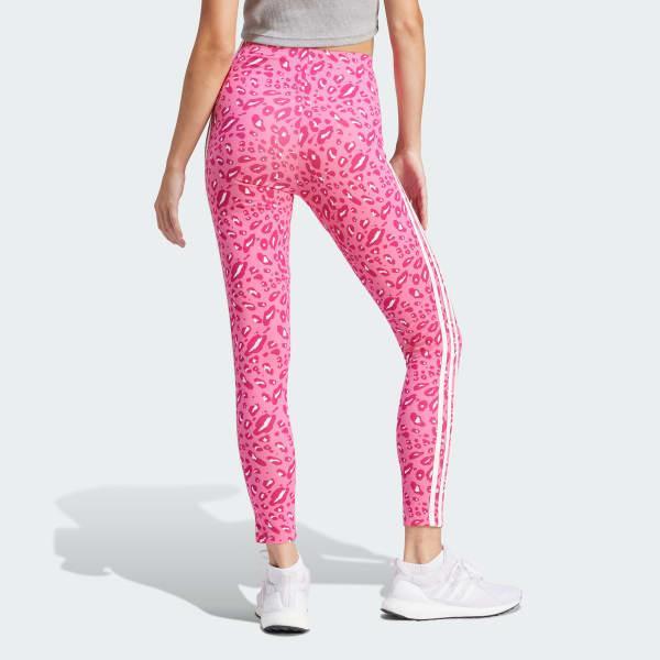 Essentials 3-Stripes Animal Print Leggings Product Image