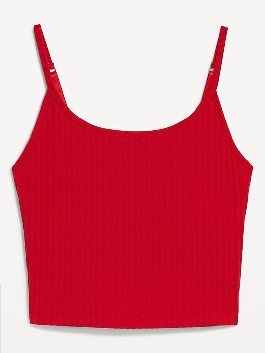 Fitted Ultra-Crop Ribbed Cami Product Image