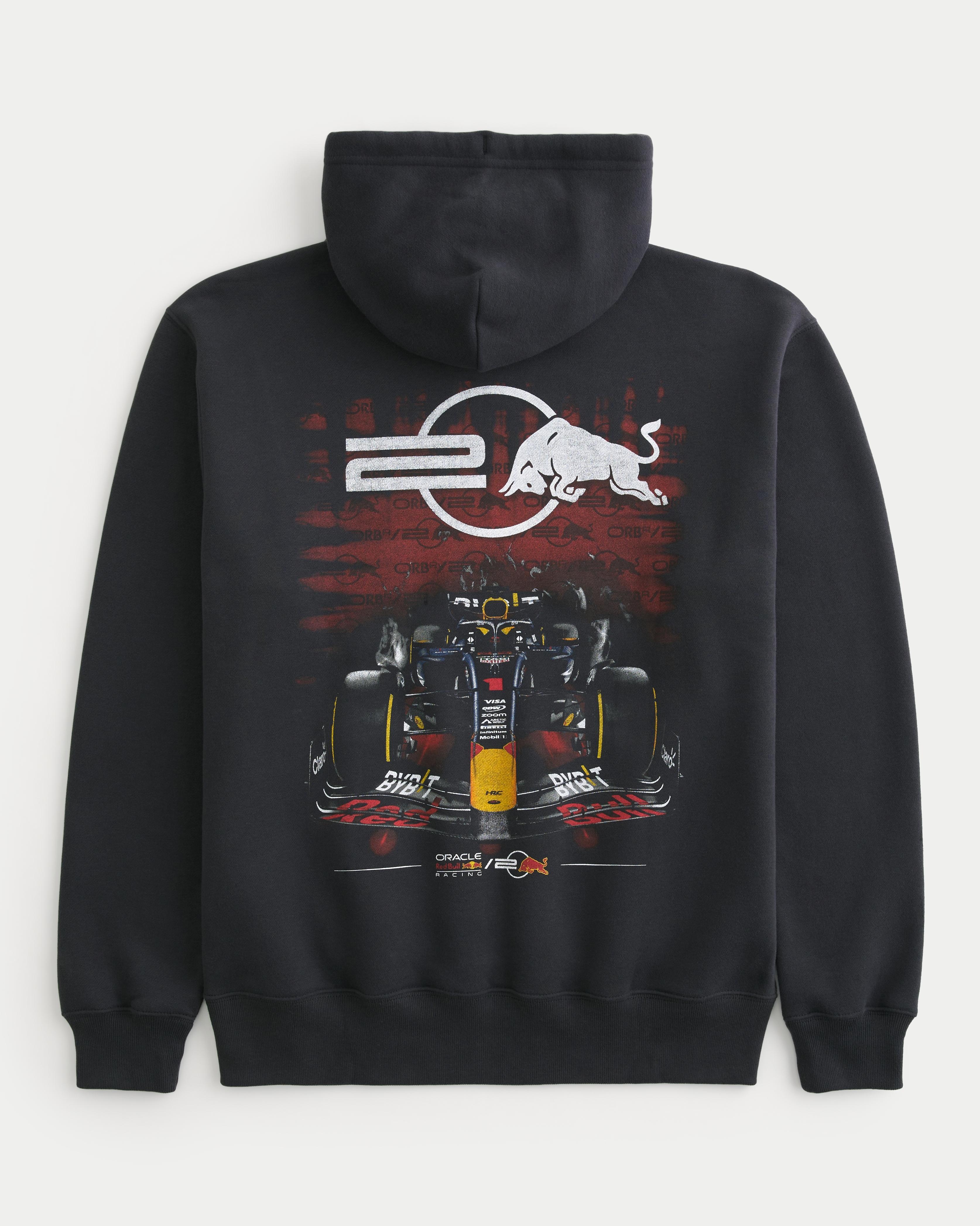 Relaxed Oracle Red Bull Racing Graphic Hoodie Product Image