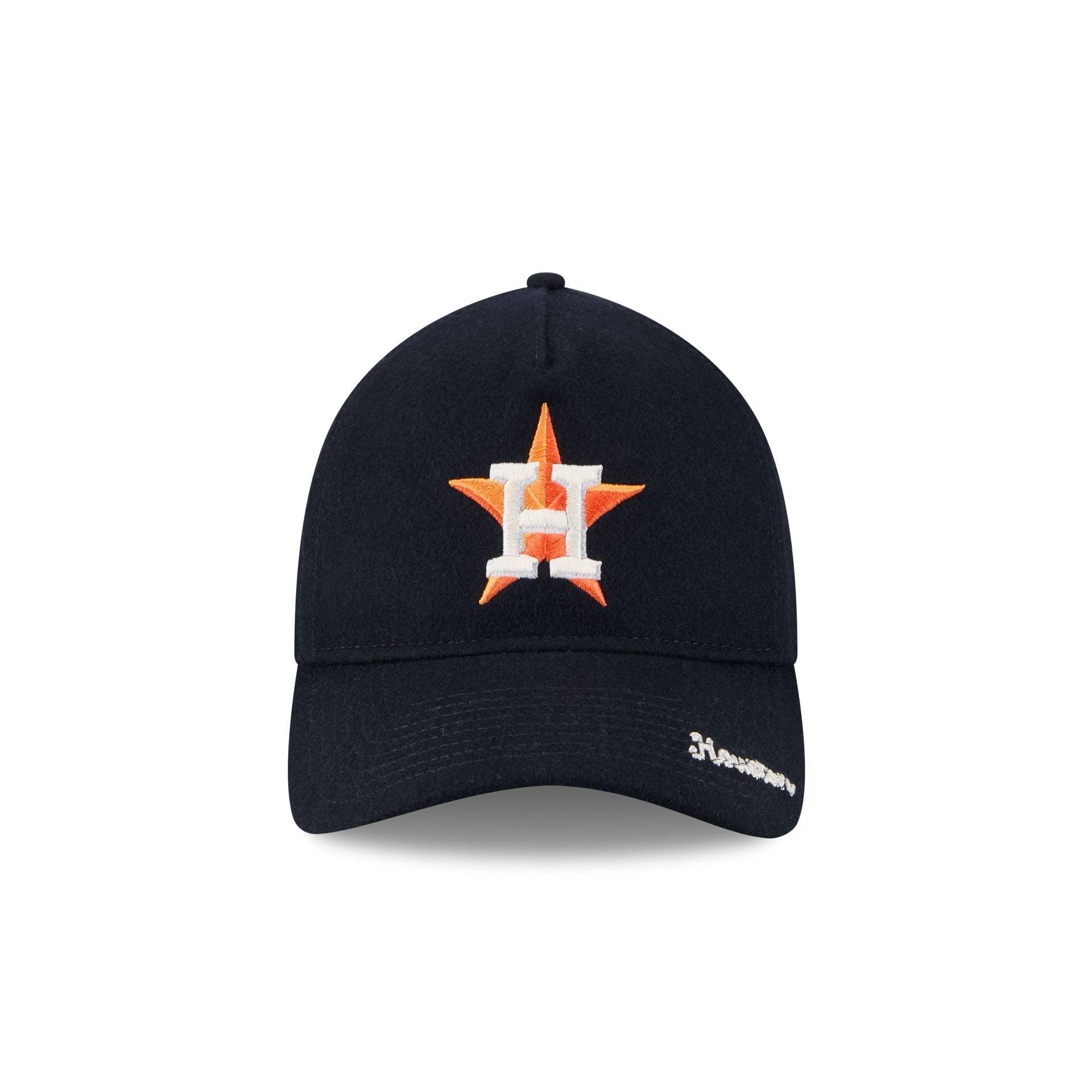 Houston Astros Wool Letterman 9TWENTY A-Frame Adjustable Hat Adjustable Hat Male Product Image
