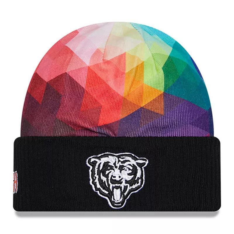 Mens New Era Chicago Bears 2023 NFL Crucial Catch Cuffed Knit Hat Product Image