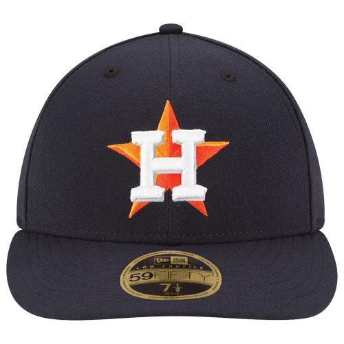 Men's New Era Navy Houston Astros Home Authentic Collection On-Field Low Profile 59FIFTY Fitted Hat, Size: 7, Blue Product Image