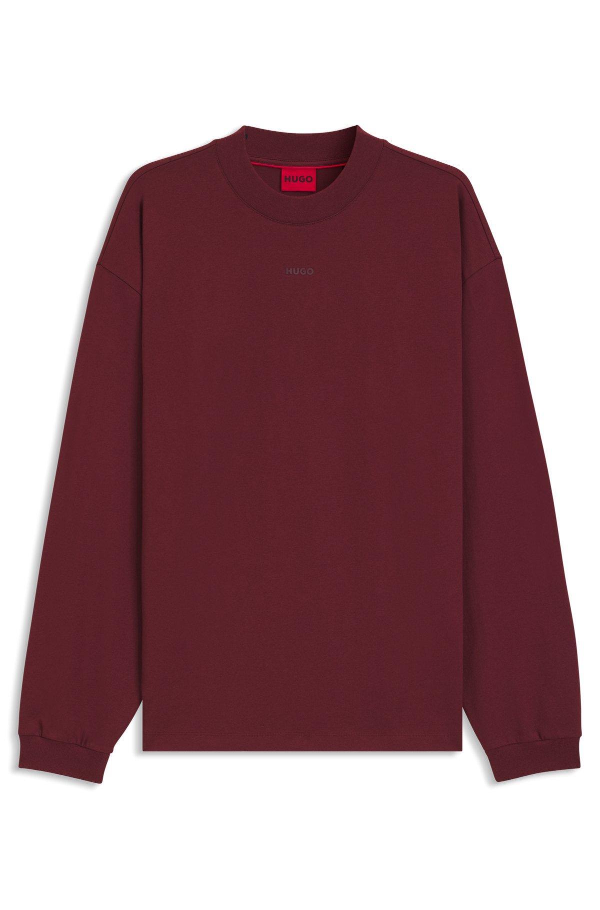 Cotton-jersey relaxed-fit T-shirt with logo print Product Image