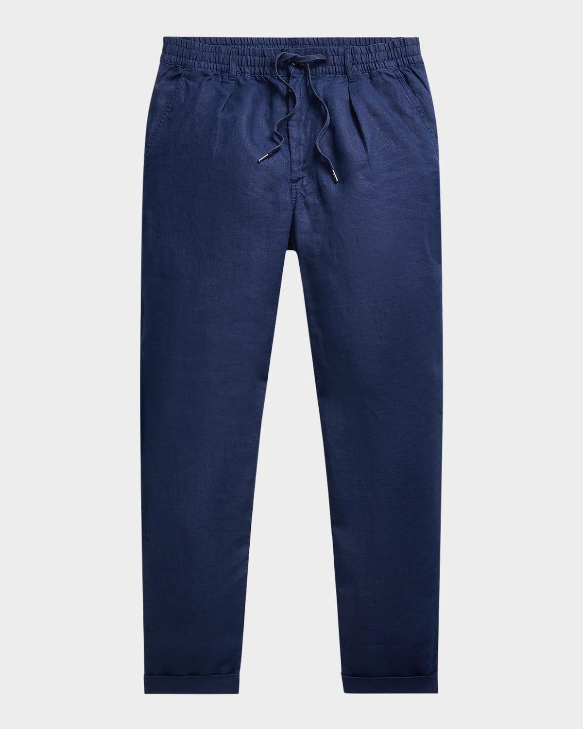 Mens Polo Prepster Slim Tapered Linen Pants Product Image