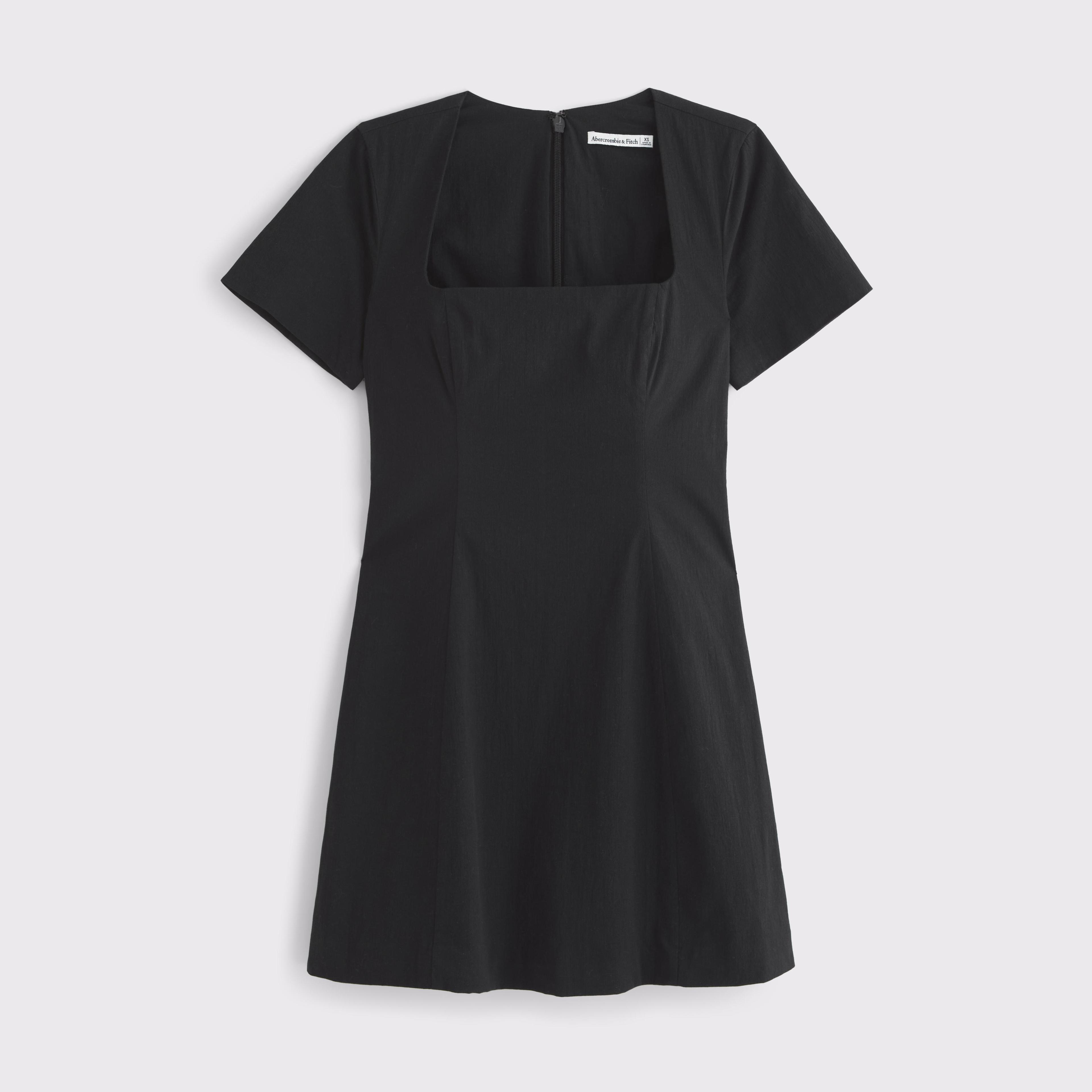 Short-Sleeve Stretch Mini Dress Product Image