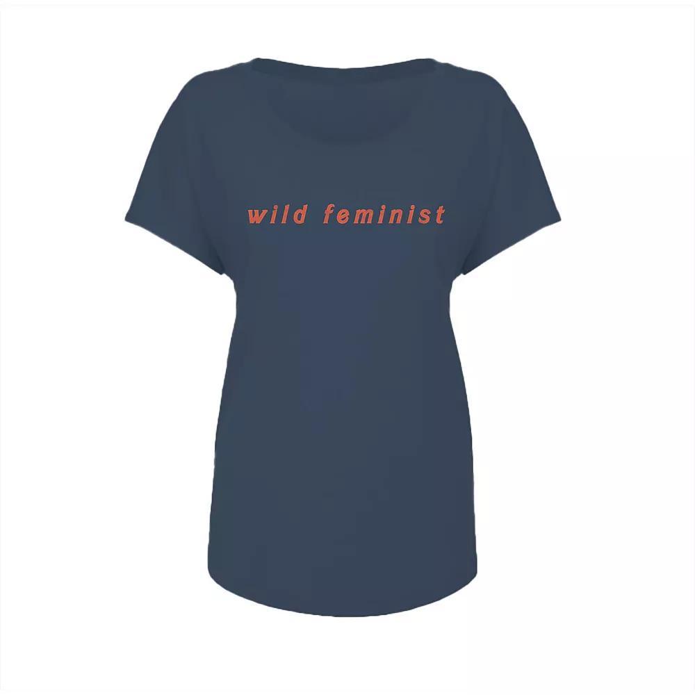 Junior's Grayson Threads Wild Feminist Graphic Tee, Women's,  Product Image