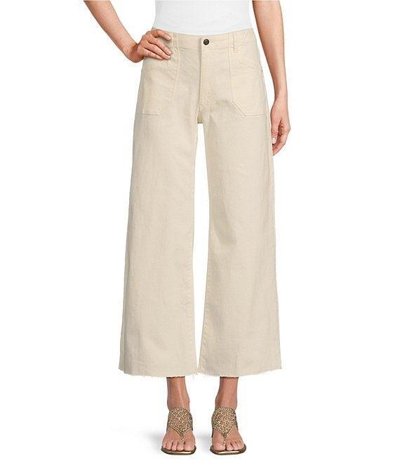 Reba Mcalester Wide-Leg Cropped Jeans Product Image