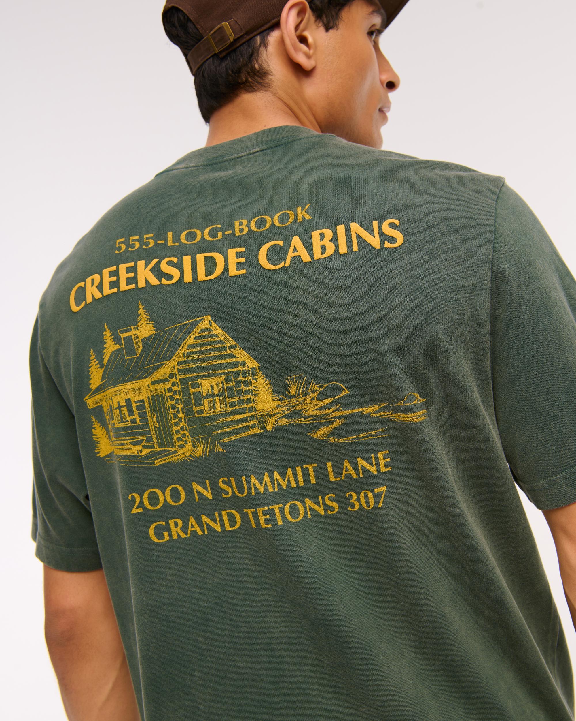 Cabin Vintage-Inspired Graphic Tee Product Image