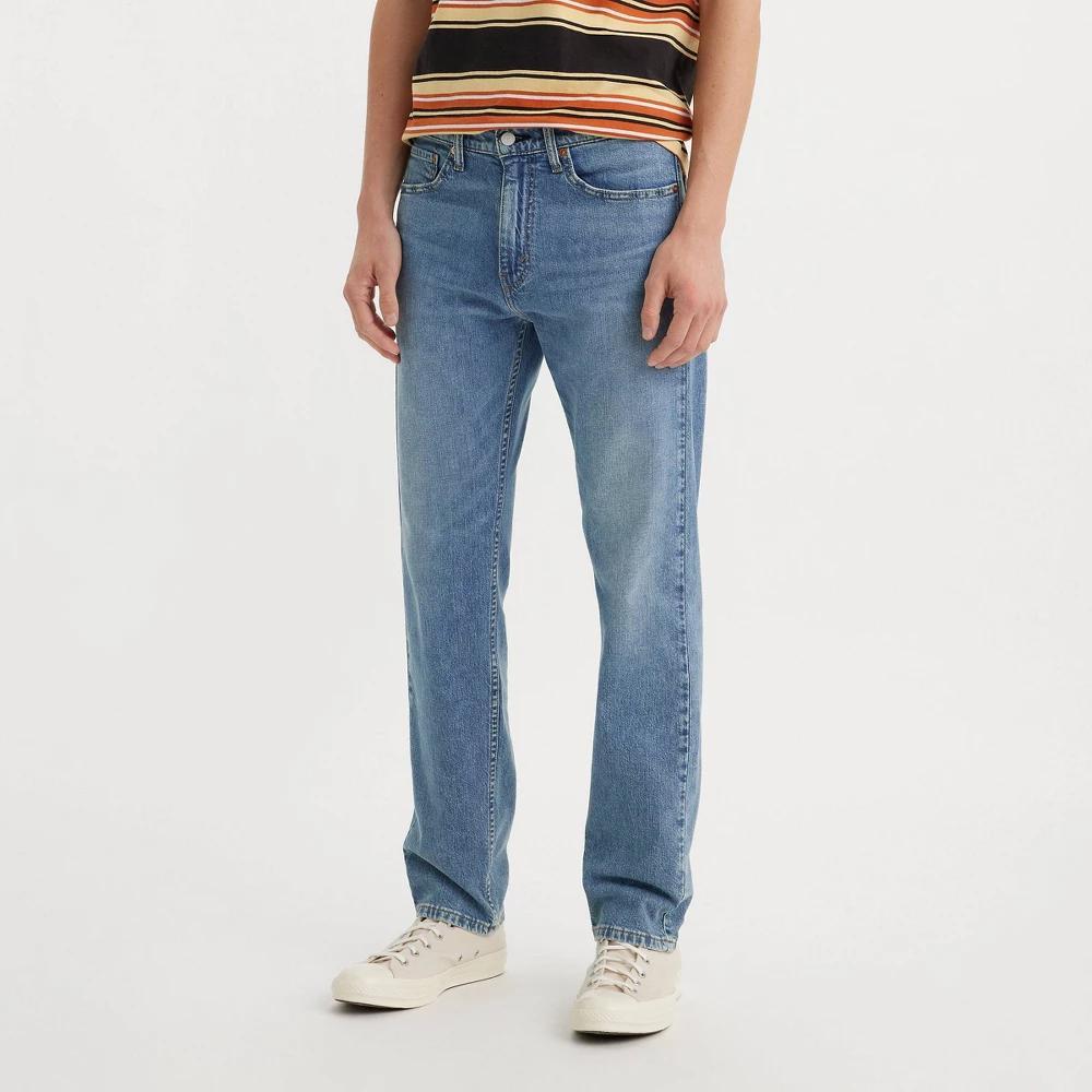 Levis Mens 505 Regular Fit Jeans Denim 36x34 Product Image