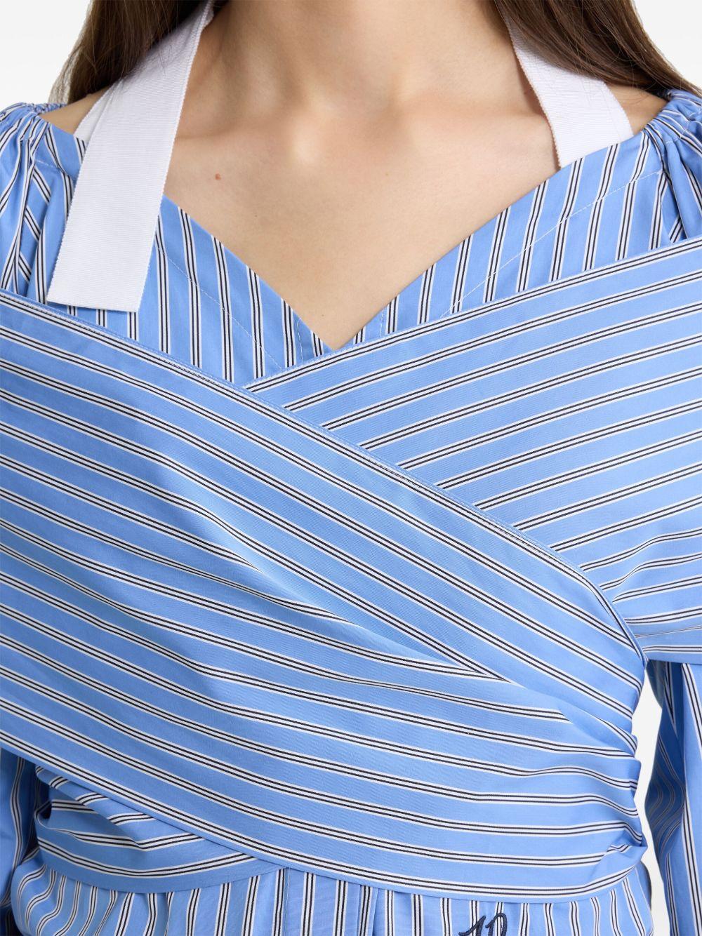 wrap poplin blouse  Product Image