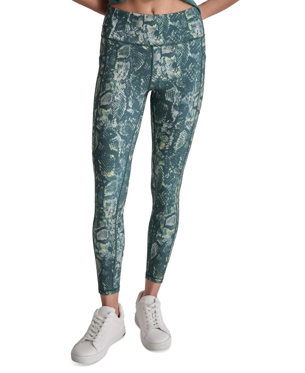 Dkny Sport Womens High-Rise Printed 7/8 Leggings Product Image