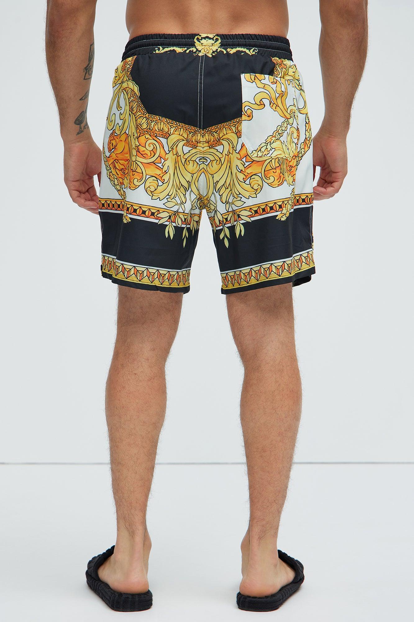 Del Roma Swim Classic Trunk - Black/combo Product Image