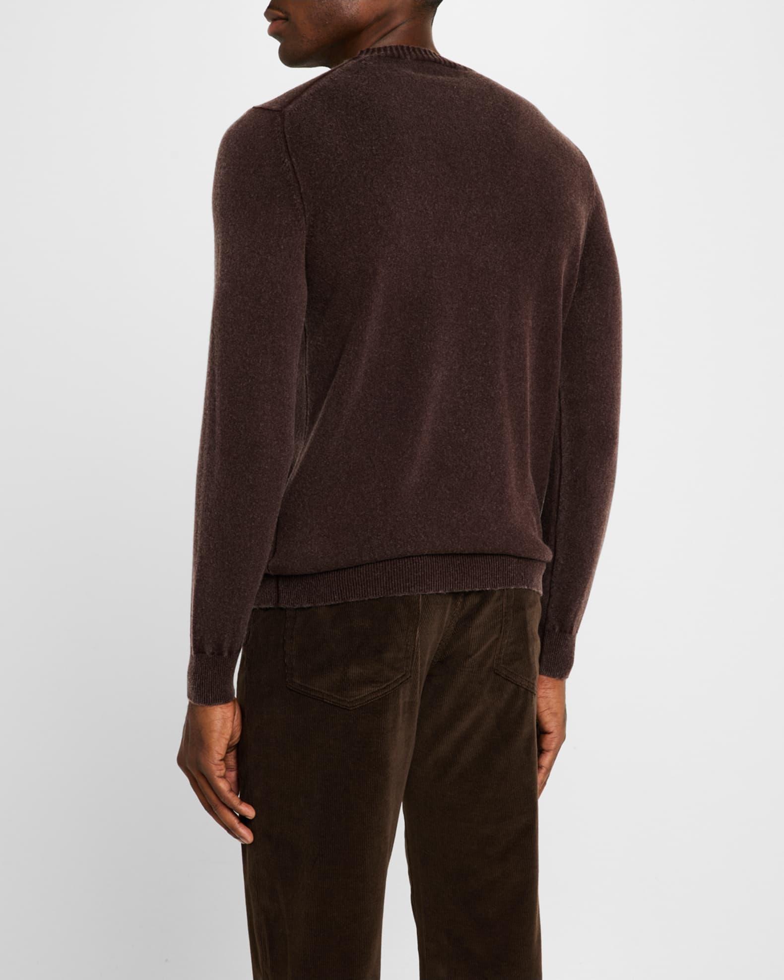 Men's Frosted Cashmere Crewneck Sweater Product Image