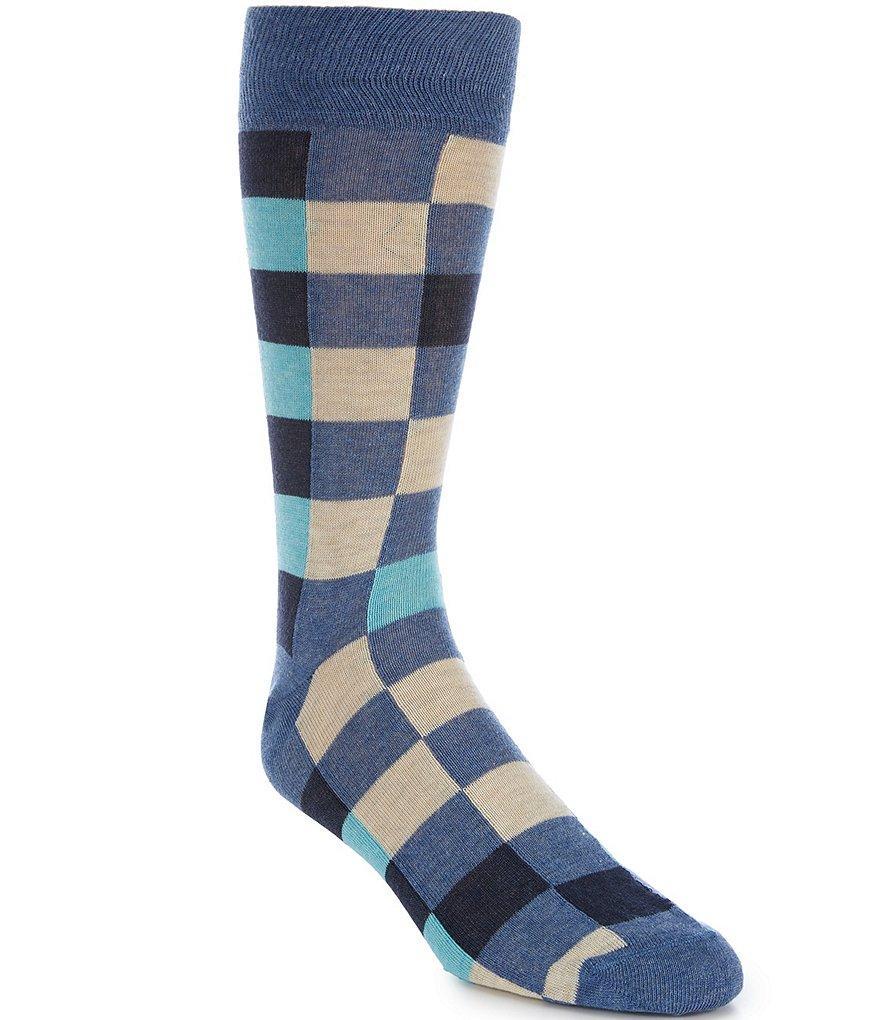 Cremieux Square Pattern Crew Dress Socks Product Image