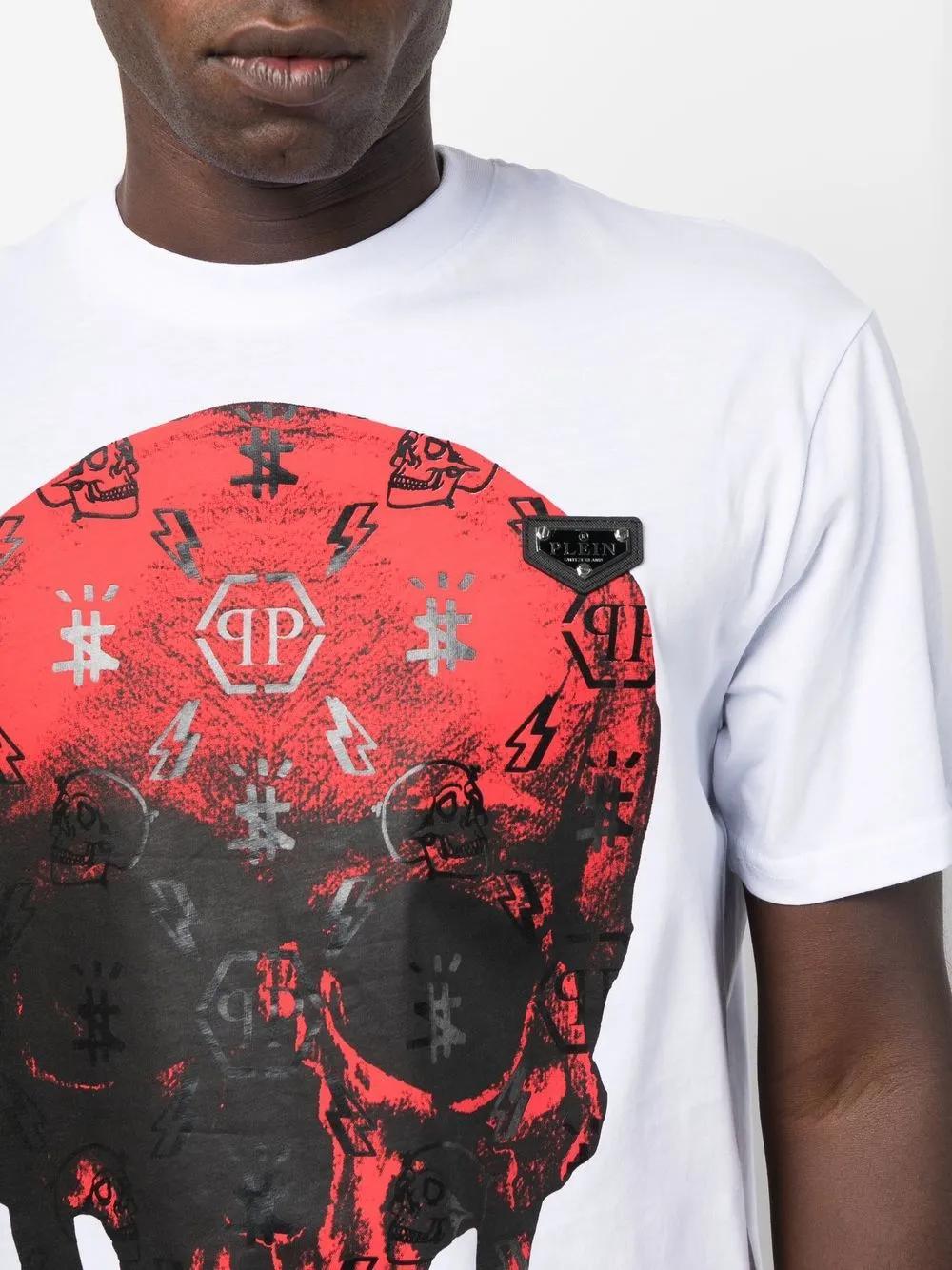 skull-print short-sleeve T-shirt  Product Image