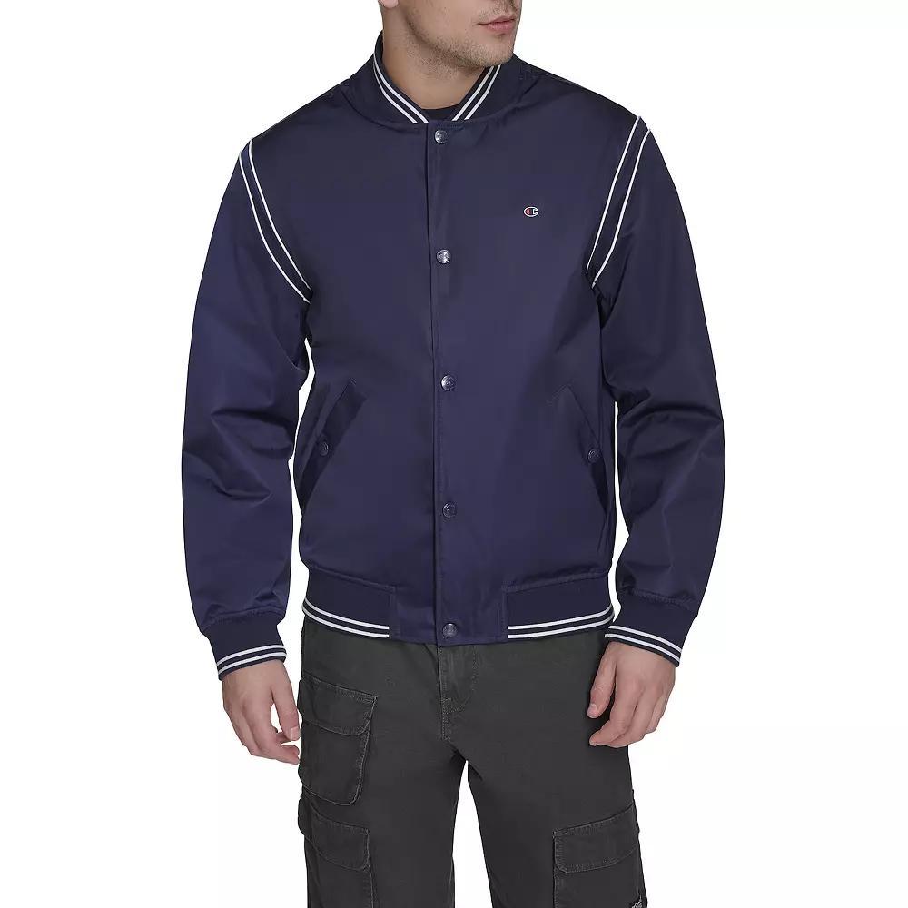 Men's Champion® Lightweight Varsity Jacket, Size: Small, Peacoat Product Image