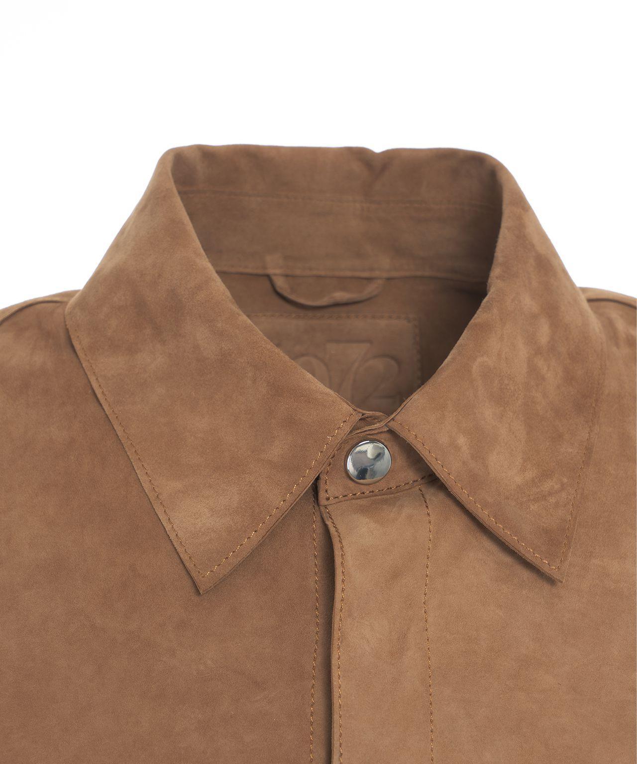 Overshirt in suede Product Image