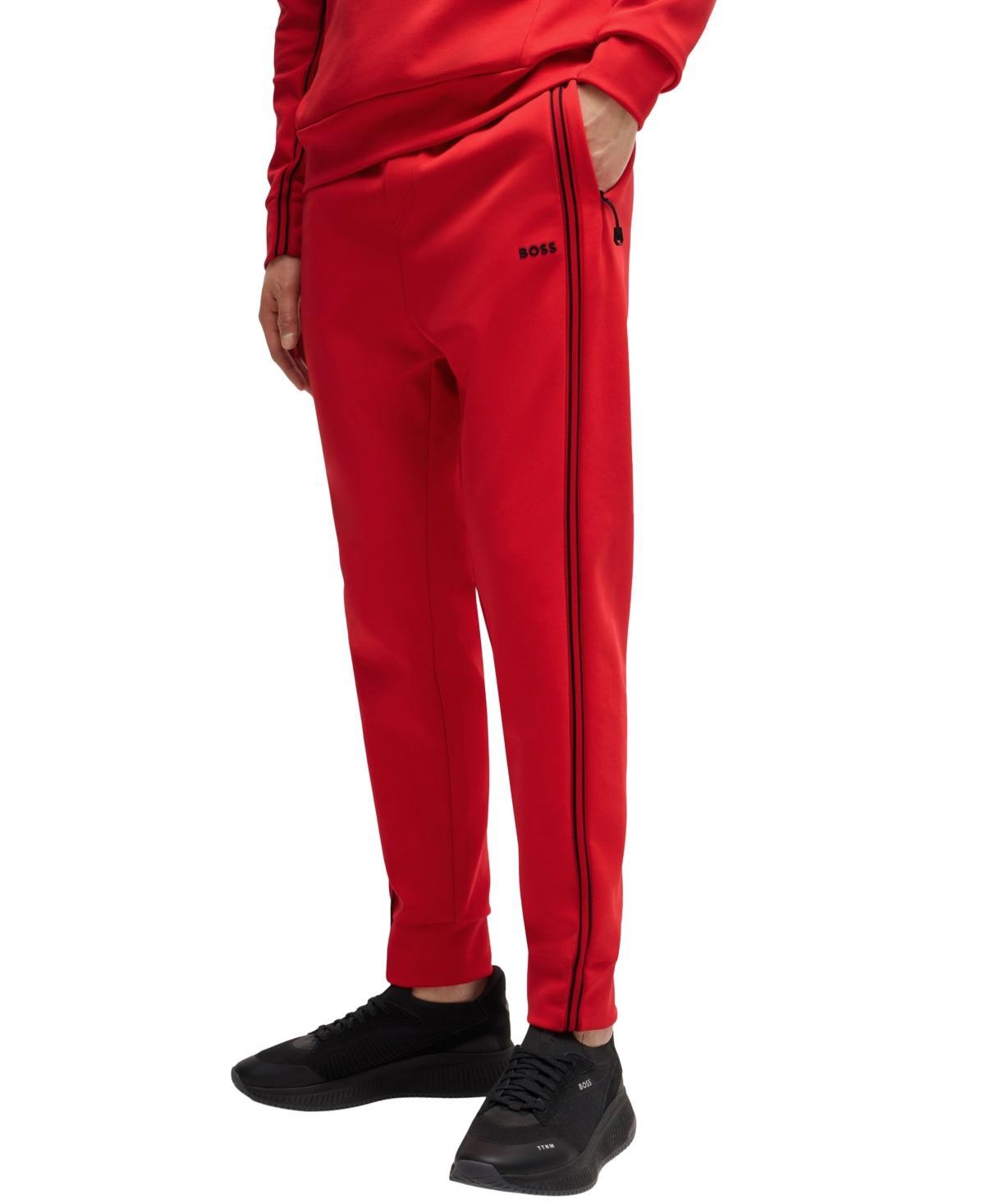 Mens Tracksuit Bottoms with Tape Inserts Product Image